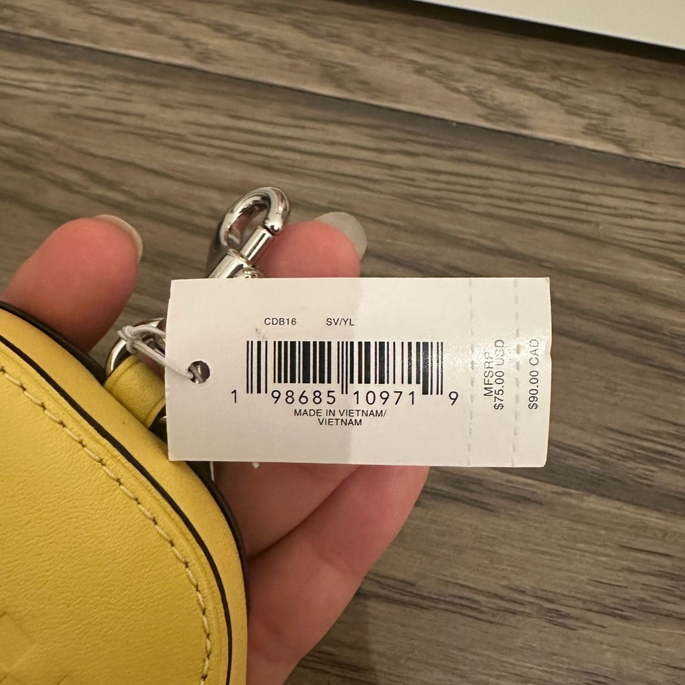 NWT Coach Taxi Bag Charm CDB16 - Picture 6 of 8